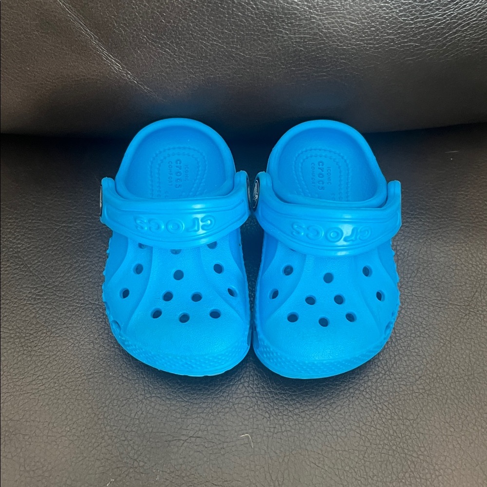 CROCS Bright Blue Slip-On Shoes